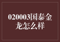 国泰金龙的投资价值解析与未来展望