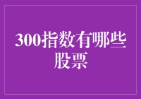 300指数股票：那些被上帝亲吻过的股票们