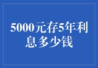 探讨五年存款利息：5000元的增值之旅