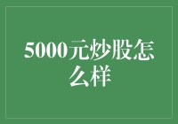 5000元炒股：初入股市的微光之旅