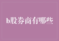 探索B股券商：全球视野下的投资机遇与挑战