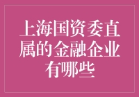 上海国资委直属金融企业深度解析