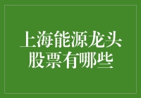 从上海能源龙头股票中挖掘吸金潜力股