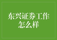 东兴证券工作怎么样：专业视角下的实践与体验