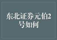 东北证券元伯2号：从历史表现看其潜力与稳健性