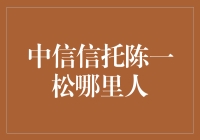 中信信托总经理陈一松：金融领域的领军人物