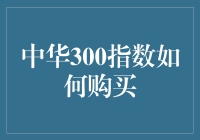 中华300指数：如何精准投资中国蓝筹股