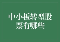 中小板转型股票：从小散户到大玩家的华丽转身