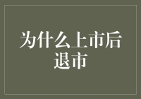 企业上市后为何选择退市：动机、过程与影响分析