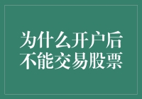 为何开户后依然无法立即进行股票交易：解密无法即刻交易的真相