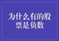 为什么有的股票会是负数？揭秘股票市场中的异常值