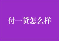 付一贷：一种新兴的消费金融模式及其优势分析