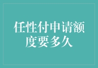 任性付申请额度要多久？专业解析与注意事项