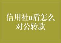 信用社U盾公转款流程详解：提升转账安全与效率