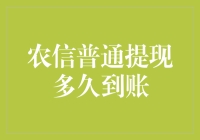 农信普通提现到账时间解析：不确定性中的确定性策略