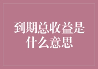 到期总收益：一本由数字写成的侦探小说