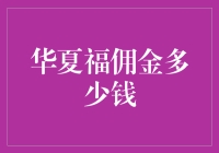 华夏福佣金之谜：一场从头到脚的武侠冒险