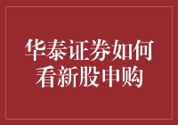 华泰证券视角下的新股申购策略与市场分析