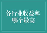 为什么当码农比挖金矿更发财？——行业收益率大揭秘