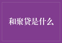 和聚贷：新型互联网金融模式的探索与实践