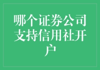 证券公司的金融桥梁：信用社开户支持解析