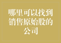 哪里可以找到销售原始股的公司：了解市场投资新机遇