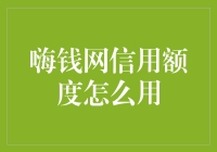 如何有效利用嗨钱网信用额度？