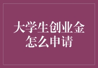 大学生创业金申请攻略：从准备到审批的全流程详解