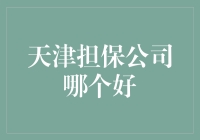 天津担保公司排行榜：如何在一众大哥大中找到你心中的小确幸？