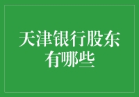 天津银行股东结构深度解析：多元资本融合的现代银行治理模式