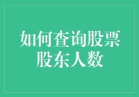 如何查询股票股东人数：一场与数字赛跑的冒险