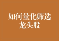 如何量化筛选龙头股？寻找市场中的投资精英！