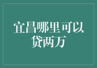 哇塞！宜昌哪能搞到两万元贷款？快来看看这秘密武器！