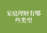 理财新手必看！家庭理财竟然有这么多类型？真的假的？