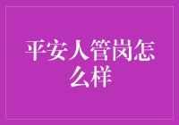 平安人管岗：守护者与协调者的完美结合