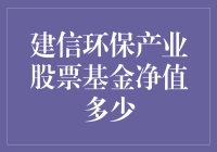 建信环保产业股票基金净值怎么查？来看最新行情分析！