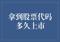 股市新秀：从拿到股票代码到上市，只需等待那一秒！