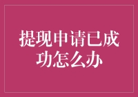 从提现申请已成功到我该如何打发这堆钱的奇妙旅程