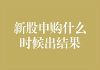 新股申购何时出结果：解析新股发行流程与结果公布时间