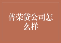 普荣贷公司：创新金融模式下的普惠金融实践