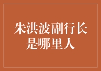 朱洪波副行长是哪里人：一位金融精英的故土情怀