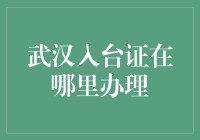 武汉入台证在哪里办理：详尽指南与实用建议