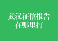 武汉征信报告去哪儿打？这不是个问题！