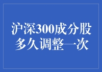 沪深300成分股：你不调，我就闹脾气！