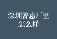 深圳普惠厂到底怎么样？——一位财经小编的真实体验报告