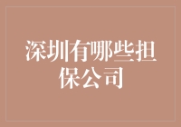 深圳有哪些担保公司：探寻金融市场的隐形护卫者