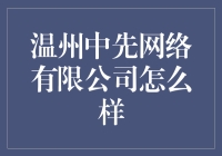 温州中先网络有限公司：带你领略中先魅力，不只是中流砥柱！