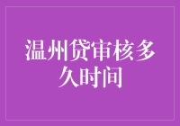 温州贷审核流程解析：从申请到放款需多久？