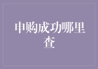 投资成功后，如何查询申购信息：全面指南