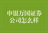 申银万国证券公司：引领专业投资服务的新纪元